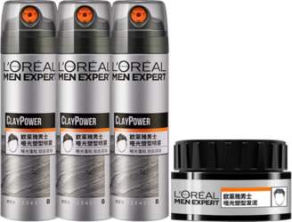 Loreal Paris Men`s Clay Cleansing Set
