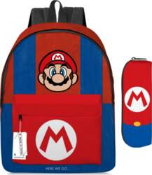 Mario Cartoon Backpack Set of 2