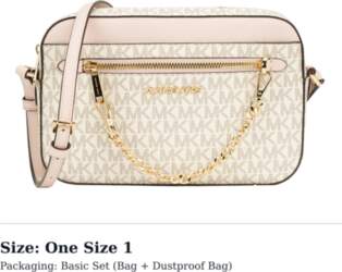MICHAEL KORS Jet Set PVC Leather