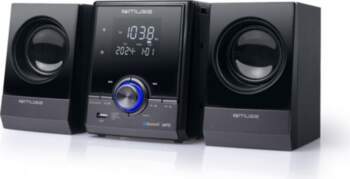 MICRO SYSTEM M-38BT CD/MP3 BLUETOOTH melns