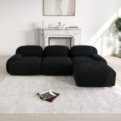 Modular Corner Sofa without Assembly, Frameless