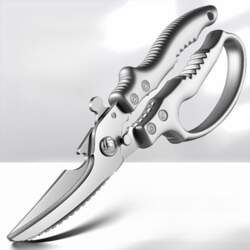Multifunctional powerful kitchen scissors, labor-saving chicken