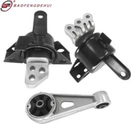 New 3PCS Front Left Engine Motor