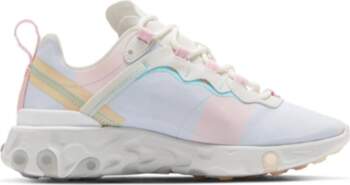 Nike React Element 55 Balts Sarkanbrūns