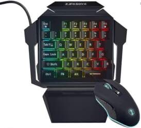 One Handed Gaming Keyboard and Mouse