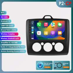 Ossuret Android13 automašīnas radio priekš Ford