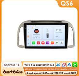 Ossuret Android Auto radio priekš Nissan