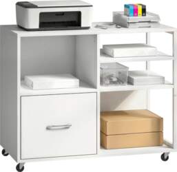 Printer Cabinet with Wheels Printer Table