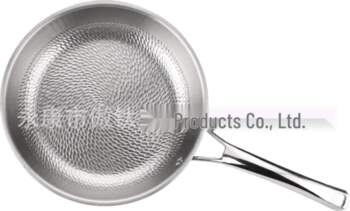 Pure Titanium Non-Stick Hammered Frying Pan