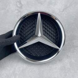 RED Grill Badge Grid style Front