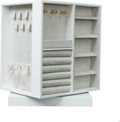 Rotating Jewelry Box MultipleDrawer Storage with