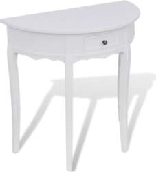 Semi Circular Console Table with Drawer