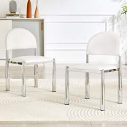 Set of 2 Modern Dining Chairs