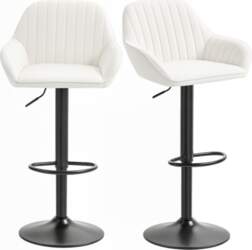 Set of 2 Swivel Bar Stools