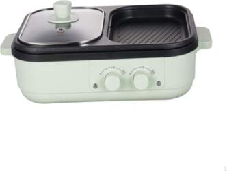 Shabu Pot and Griddle Electric Hotpot