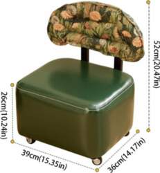 Shoe Changing With Backrest Footrest Movable