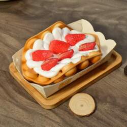 Simulation Waffle Egg Artificial Ice Cream