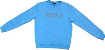 Versace FW24 Letter Embroidery Pullover Long