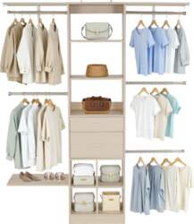 VEVOR Closet System with 2 Drawers