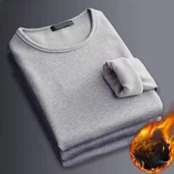 Vīriešu ziemas termiskais apakškrekls ar flīsa
