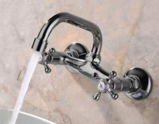 Wall Mounted Bathroom Basin Faucet Wall