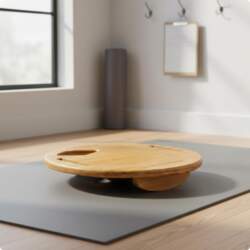 Wobble Board Sensory Training Core Exercise