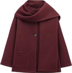 Womens Wool Blend Long Sleeve Coat