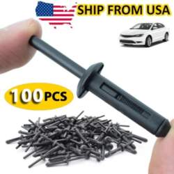 100pcs Plastic Pom Pop Rivets Assortment