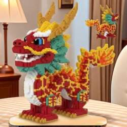 11267 Piece Auspicious Dragon Constructing Block
