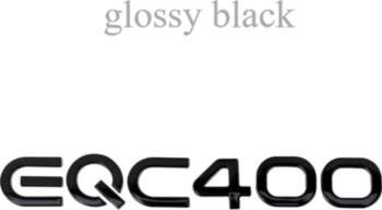 1Pc 3D ABS Chrome Silver Black