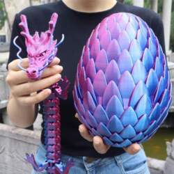 2 3D printed giant 18cm+60cm scale