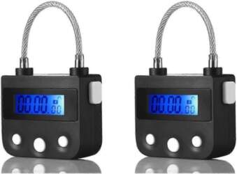2x Time Lock Electronic Timer Lock