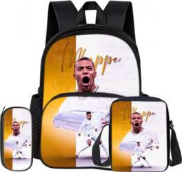 3Pcs set with Front Pocket Backpack