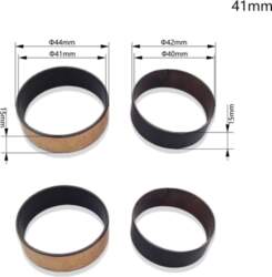 4Pcs Motorcycle Fork Bushing Universal 41mm