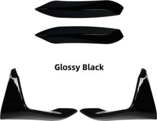 4pcs/Set Front Bumper Splitter Canards Apron