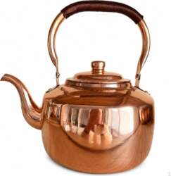 5L Pure Copper FlatBottom Kettle for