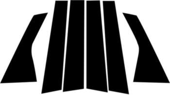 6Pcs Car Pillar Posts for Range