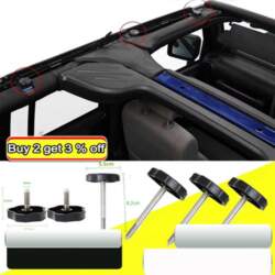 6pcs Soft Top Roof Window Frame