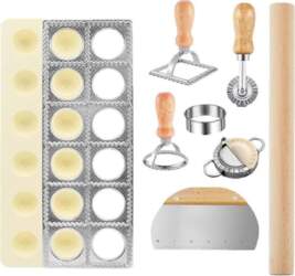 8 Pcs Ravioli Mold Set Include