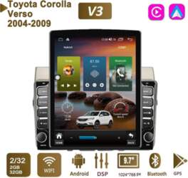 9,7 collu Android automašīnas radio