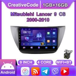 9 collu Android Carplay priekš Mitsubishi