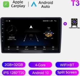 Auto radio Android Auto Carplay priekš