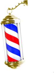 Barber Pole Light Shop LED Strips