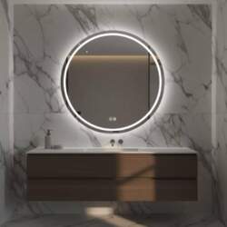 Bathroom Mirror Stylish Dimmable Efficient Defogging