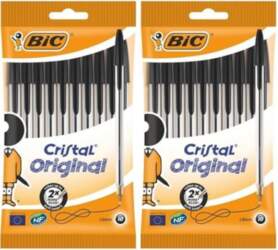 Bic Large Capacity Ballpoint Pen Crystal