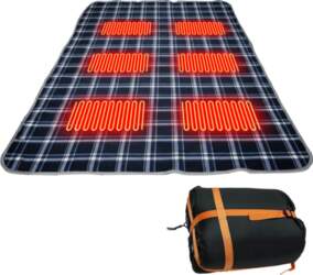Camping Heating Sleeping Pad with 6