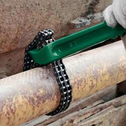 Chain Wrench Tool Adjustable Grip Spanner
