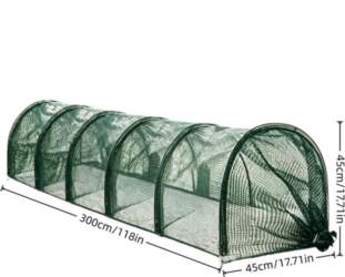 Chicken Tunnel Foldable Long Quick Installation