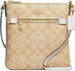 Coach Rowan 21 Classic Monogram Zip