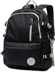 Converse White Zipper Polyester Backpack Unisex